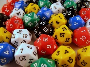 dice picture in vaporum article about randomness